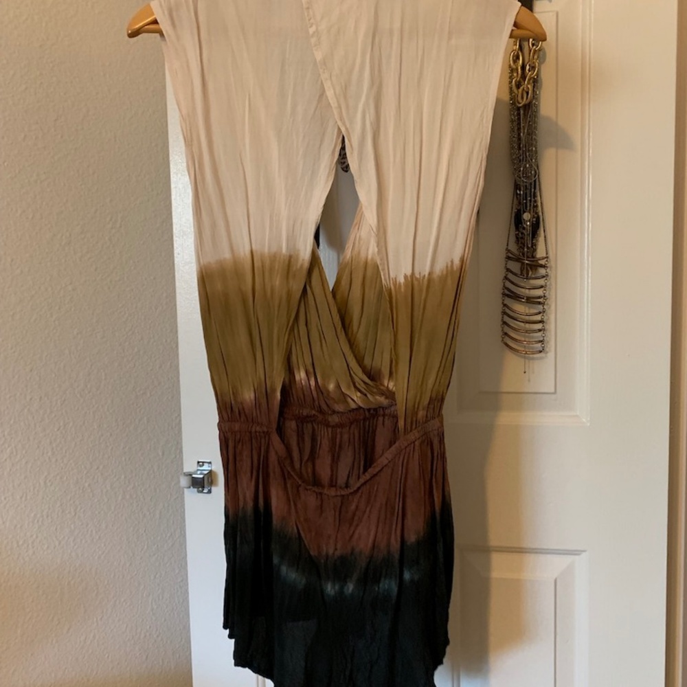 Olivaceous Tie Dye Romper - Picture 2 of 6